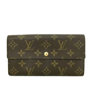 Louis Vuitton Monogram Portefeiulle Sarah Long Bifold Wallet
